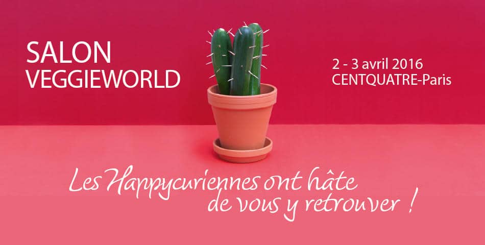 Les Happycuriennes, marque de cosmetique bio et vegan, participe au salon VeggieWorld a paris