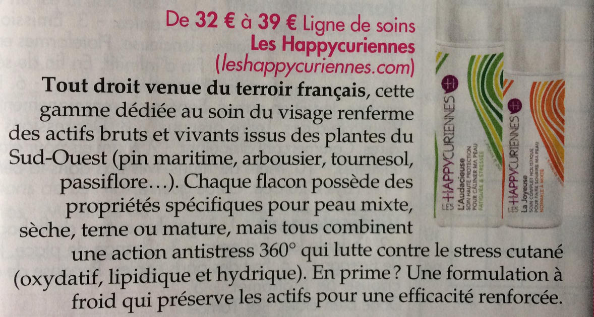 Les Happycuriennes dans Ici Paris Magzine de Mars 2017