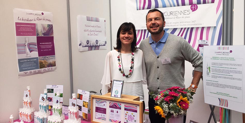 Escale Happycurienne au salon VeggieWorld au 104 à Paris avec Julien Kaibeck