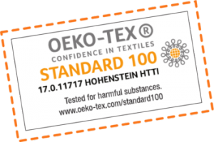 Pochon zéro déchet, logo OEKO TEX 100